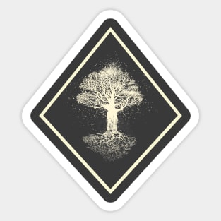 The White Tree Sticker